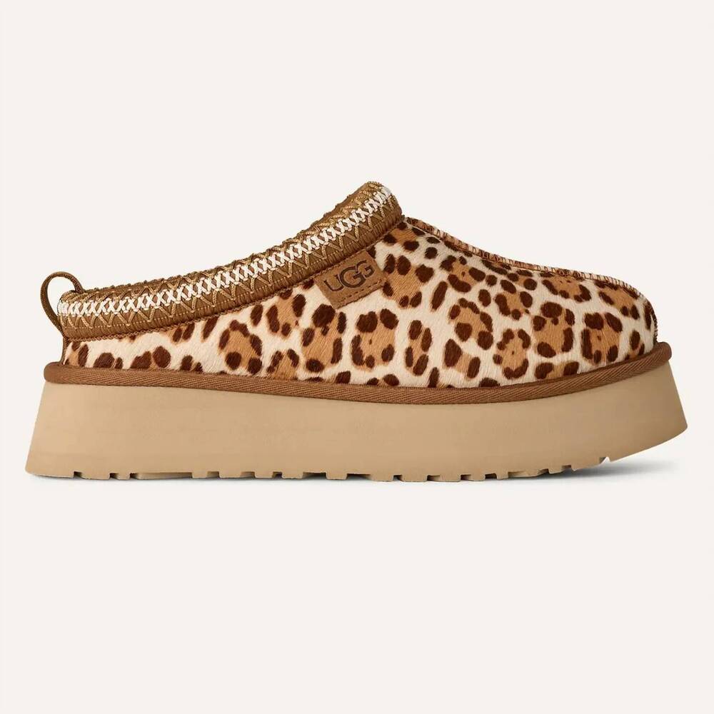 NEW UGG women's tazz plains slipper in felicity leopard jasmine